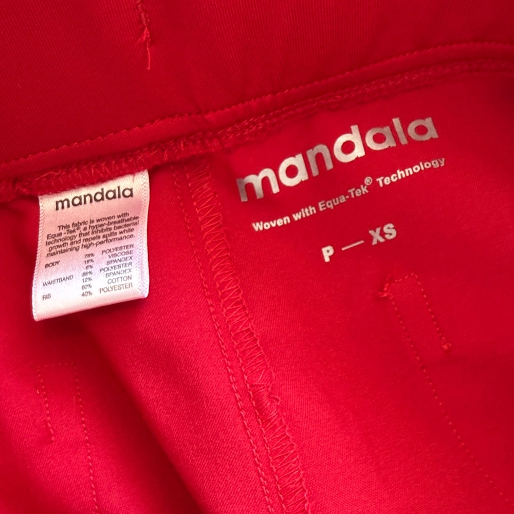 Mandala XSP Scrub Pants-Red and XS Top NWT - Picture 8 of 11